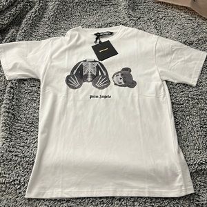 Palm angels skeleton bear t-shirt